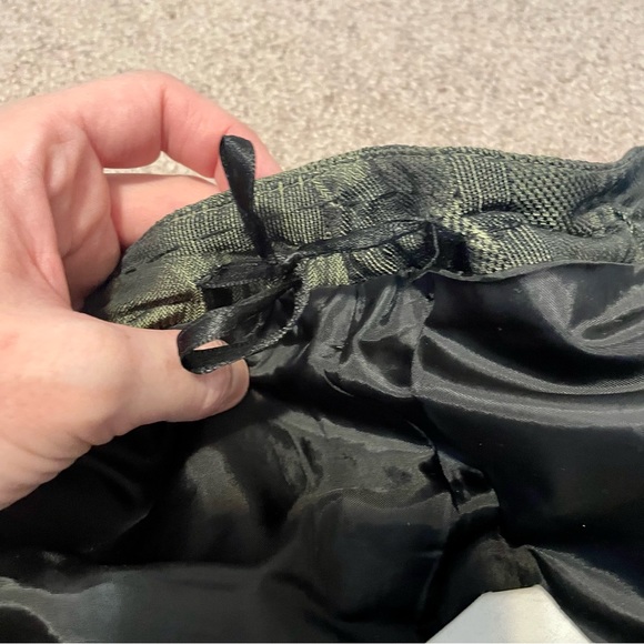 CRiSCA Green Patterned Skirt Size GB 16 - Picture 6 of 11